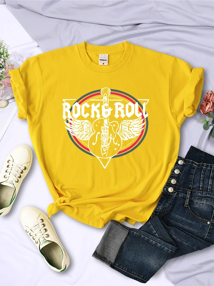 Y2k Short Sleeves Sunmmer T Shirt Rock Roll Electric Guitar Print T-Shirts Women Casual Tshirt Breathable Cool O-Neck Street Tee
Y2k Short Sleeves Sunmmer T Shirt Rock Roll Electric Guitar Print T-Shirts Women Casual Tshirt Breathable Cool O-Neck Street Tee