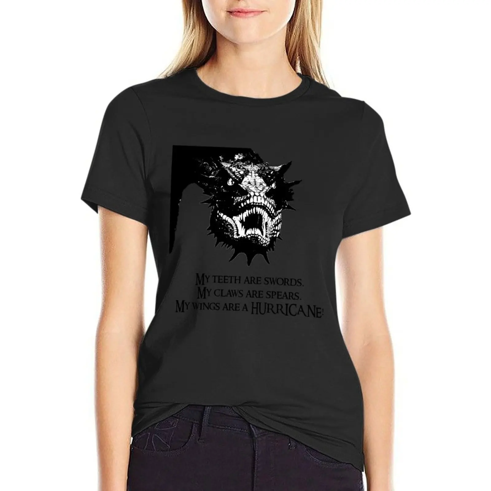 Smaug T-Shirt hippie clothes tops cute clothes vintage clothes plus size t shirts for Women loose fit
Smaug T-Shirt hippie clothes tops cute clothes vintage clothes plus size t shirts for Women loose fit