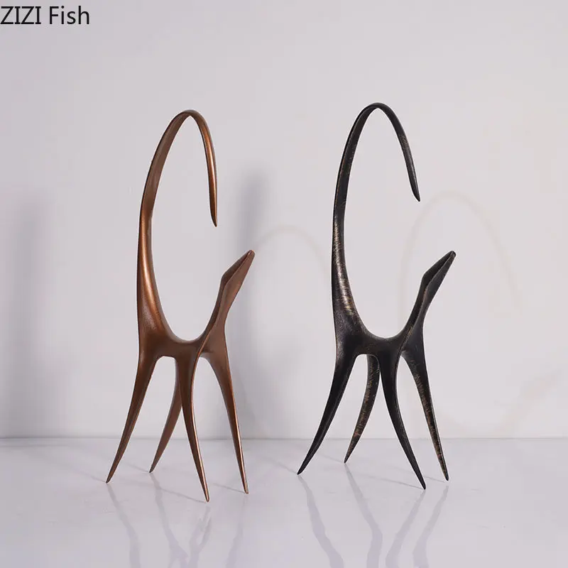 Abstract Cast Iron Animal Statue Minimalist Animal Sculpture Desk Decoration Geometry Crafts Ornaments Modern Home Decor
Abstract Cast Iron Animal Statue Minimalist Animal Sculpture Desk Decoration Geometry Crafts Ornaments Modern Home Decor