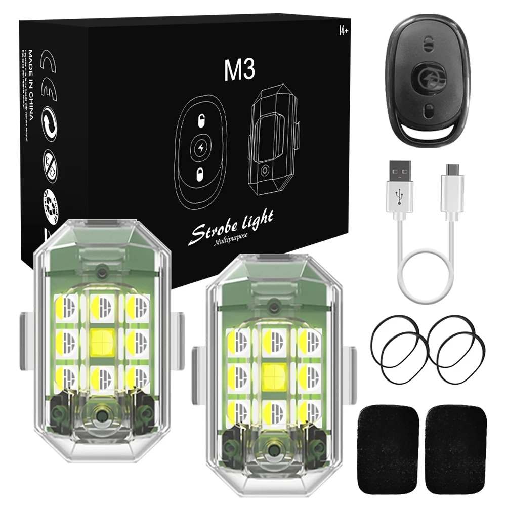 OKEEN LED Strobe Light Motorcycle Wireless Remote Control Lamp For Car Bike Anti-collision Indicator Warning Light Signal Lamp
OKEEN LED Strobe Light Motorcycle Wireless Remote Control Lamp For Car Bike Anti-collision Indicator Warning Light Signal Lamp