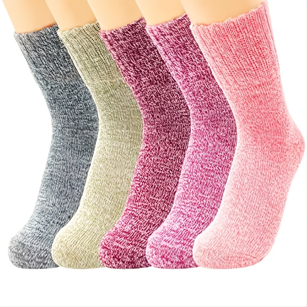 1 Pair of Thick Knitted Warm Socks, Soft and Comfortable with Thick Threads, Suitable for Winter Warmth
1 Pair of Thick Knitted Warm Socks, Soft and Comfortable with Thick Threads, Suitable for Winter Warmth