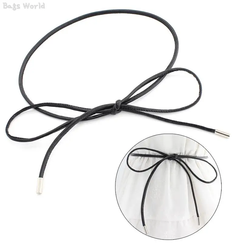 New Arrival Female Waist Chain Thin Belt Simple Decoration Tie with Dress Bow Knot Waist Rope Women
New Arrival Female Waist Chain Thin Belt Simple Decoration Tie with Dress Bow Knot Waist Rope Women