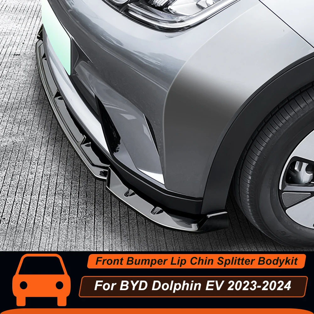 For BYD Dolphin EV 2023-2024 Car Front Bumper Lip Chin Spoiler Splitter Diffuser Bodykit Carbon Black Exterior Accessories Parts
For BYD Dolphin EV 2023-2024 Car Front Bumper Lip Chin Spoiler Splitter Diffuser Bodykit Carbon Black Exterior Accessories Parts