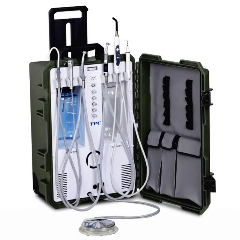 CE Approved PC2930 Portable Dental Unit Treatment Machine With Built-In Scaler&3 Way Syringe
CE Approved PC2930 Portable Dental Unit Treatment Machine With Built-In Scaler&3 Way Syringe