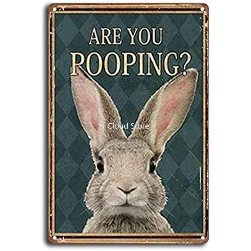 Rabbit Poster Funny Rabbit Decor Bathroom Decor Bathroom Art Nursery Decor Rabbit Lover Gift Metal Vintage Tin Sign
Rabbit Poster Funny Rabbit Decor Bathroom Decor Bathroom Art Nursery Decor Rabbit Lover Gift Metal Vintage Tin Sign