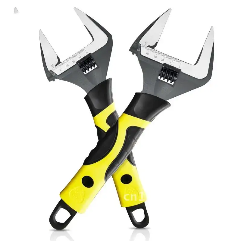 Spanner Universal Adjustable Wrench Large Opening Wrench Snap Grip Nut Key Bathroom Water Pipe Screw Repair Tool Ratchet
Spanner Universal Adjustable Wrench Large Opening Wrench Snap Grip Nut Key Bathroom Water Pipe Screw Repair Tool Ratchet