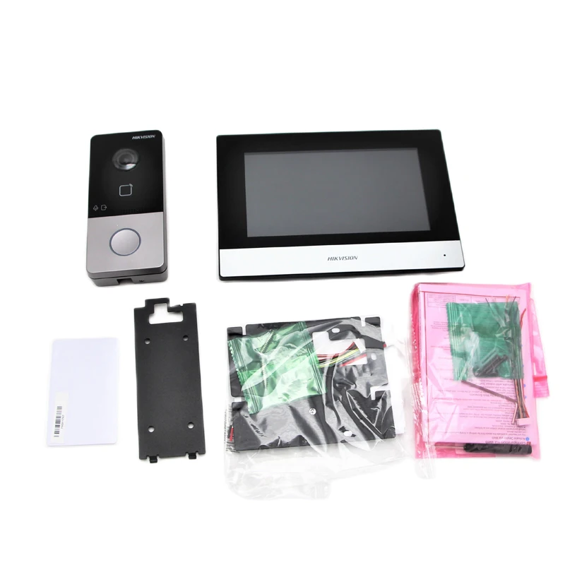 Hik IP Video Intercom Kit DS-KIS603-P(C) включает в себя DS-KV6113-WPE1 + DS-KH6320-WTE1 ip дверная станция WIFI
Hik IP Video Intercom Kit DS-KIS603-P(C) включает в себя DS-KV6113-WPE1 + DS-KH6320-WTE1 ip дверная станция WIFI
