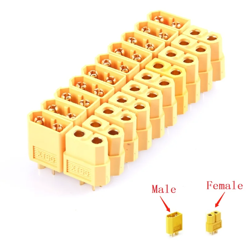 

10pcs XT60 XT-60 XT30 XT90 EC3 T-plug Bullet Connectors Male Female connector Plugs For RC Car Boat Airplane Lipo Battery