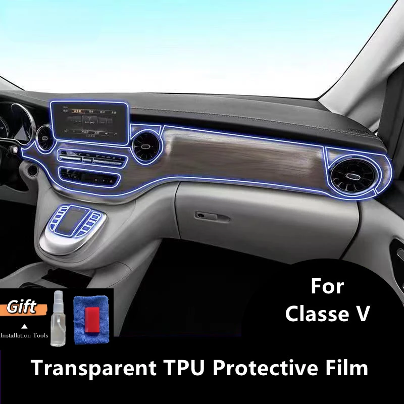 For Mercedes-Benz Classe V 2021 W447 Car Interior Center Console Transparent TPU Protective Film Anti-scratch Repair Film
For Mercedes-Benz Classe V 2021 W447 Car Interior Center Console Transparent TPU Protective Film Anti-scratch Repair Film