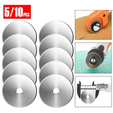 High Quality 45 mm Leather Fabric Rotary Cutter Blade Cutting Replacement Blade Pack of 5, 10
High Quality 45 mm Leather Fabric Rotary Cutter Blade Cutting Replacement Blade Pack of 5, 10