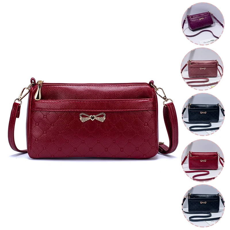 Bowknot Shoulder Bags for Women PU Crossbody Bags Smooth Double Zipper 2023 New Fashion Small Female Bag Large Capacity
Bowknot Shoulder Bags for Women PU Crossbody Bags Smooth Double Zipper 2023 New Fashion Small Female Bag Large Capacity