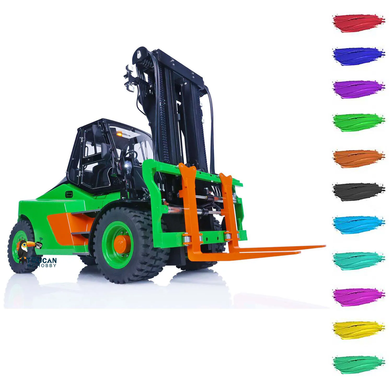 LESU 1/14 RC Forklift Metal Hydraulic Aoue-LD160S Remoted Truck Model Construction Cars TOUCAN DIY Painted Finished Toy THZH1565
LESU 1/14 RC Forklift Metal Hydraulic Aoue-LD160S Remoted Truck Model Construction Cars TOUCAN DIY Painted Finished Toy THZH1565