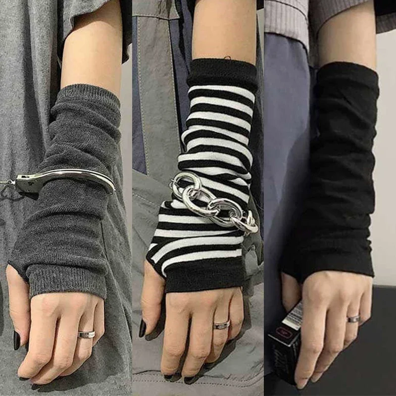 Black Punk Long Fingerless Gloves Anime Glove Cosplay Darkly Ninja Mittens Oversleeve Women Men Gothic Hip-hop Mitten Warm Cuff
Black Punk Long Fingerless Gloves Anime Glove Cosplay Darkly Ninja Mittens Oversleeve Women Men Gothic Hip-hop Mitten Warm Cuff