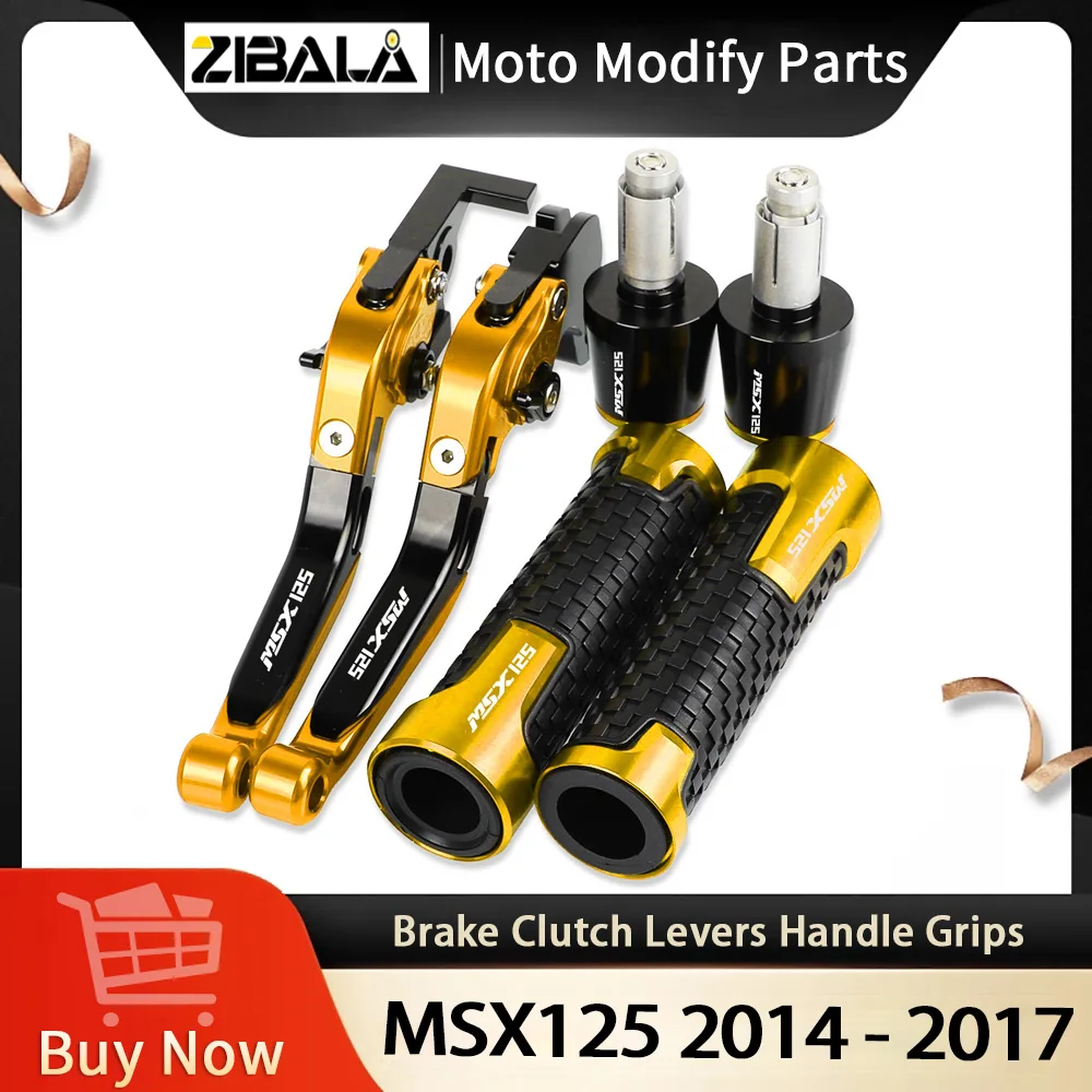 MSX 125 Motorcycle Aluminum Adjustable Brake Clutch Levers Handlebar Hand Grips ends For HONDA MSX125 2014 2015 2016 2017
MSX 125 Motorcycle Aluminum Adjustable Brake Clutch Levers Handlebar Hand Grips ends For HONDA MSX125 2014 2015 2016 2017