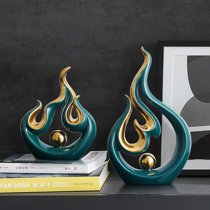 Modern Ceramic Fire Shape Bead Ornaments Home Livingroom Table Figurines Crafts Bookcase Office Desktop Accessories Decoration
Modern Ceramic Fire Shape Bead Ornaments Home Livingroom Table Figurines Crafts Bookcase Office Desktop Accessories Decoration