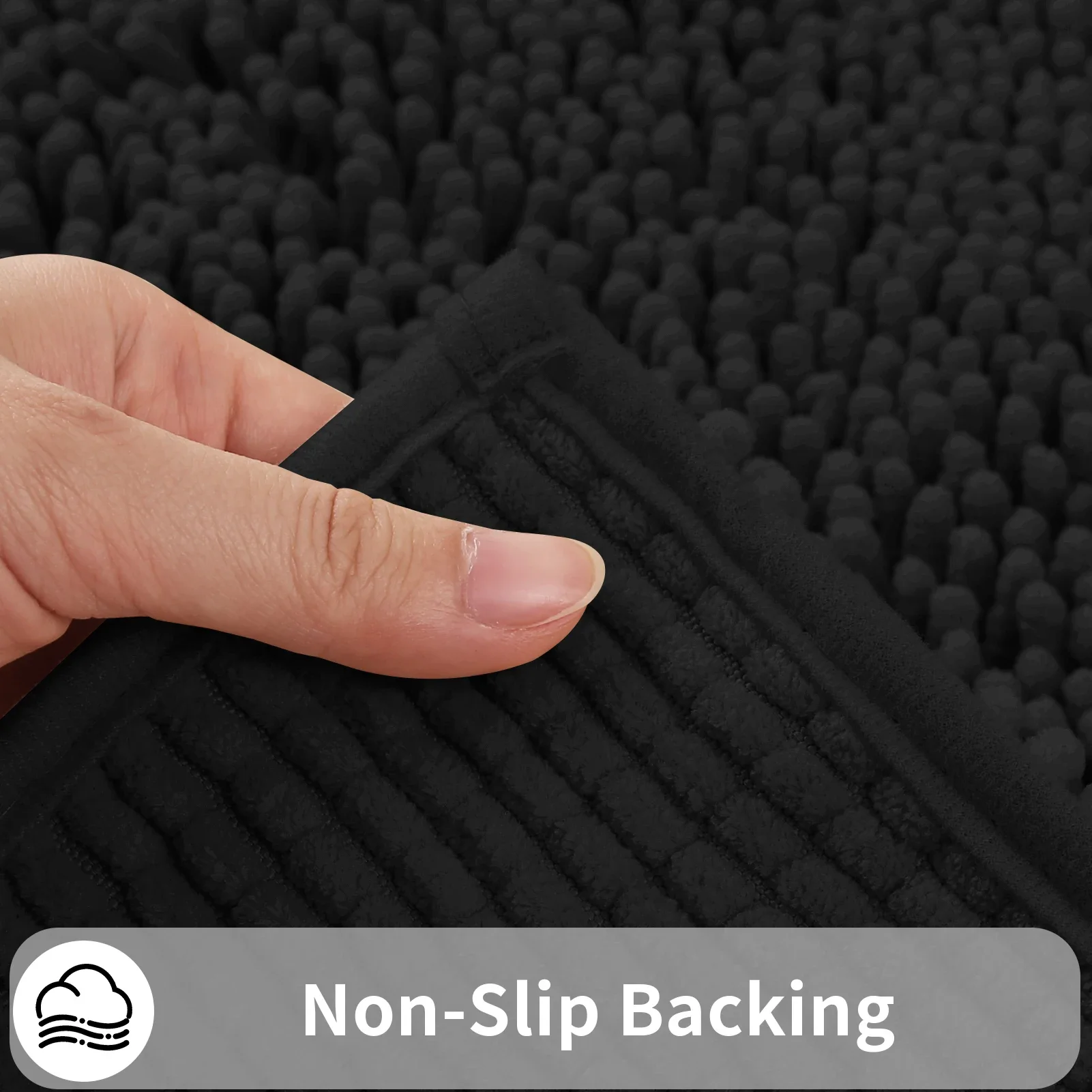 Toilet Rug U-Shaped Super Absorbent Chenille Bathroom Mats Non-Slip Backing Machine Washable For Bathrooms Floor Decoration Toilet Rug U-Shaped Super Absorbent Chenille Bathroom Mats Non-Slip Backing Machine Washable For Bathrooms Floor Decoration