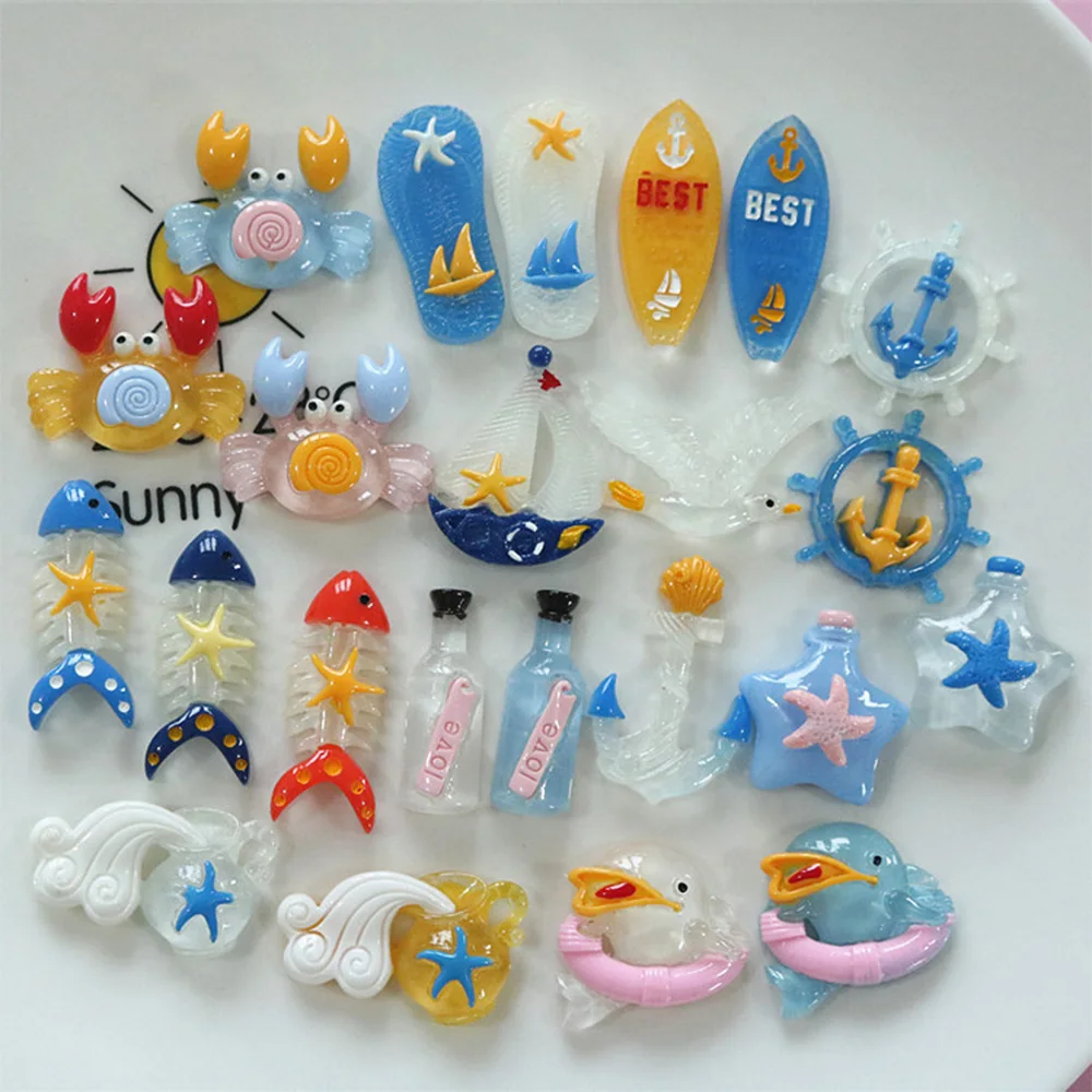10PCS Transparent Ocean Series Miniature Flat Back Resin Cabochons For Hairpin Scrapbooking DIY Home Decor Craft Accessories
10PCS Transparent Ocean Series Miniature Flat Back Resin Cabochons For Hairpin Scrapbooking DIY Home Decor Craft Accessories