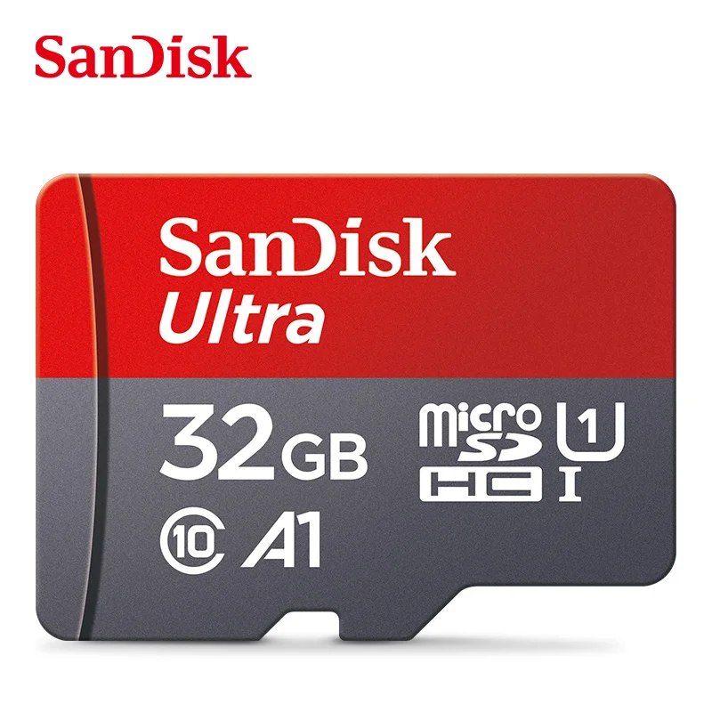 

SanDisk Original Memory Card 128GB 64GB 32GB A1 Micro TF SD Card Class 10 U1 256GB 512GB 1TB Flash Card for Samrtphone/PC