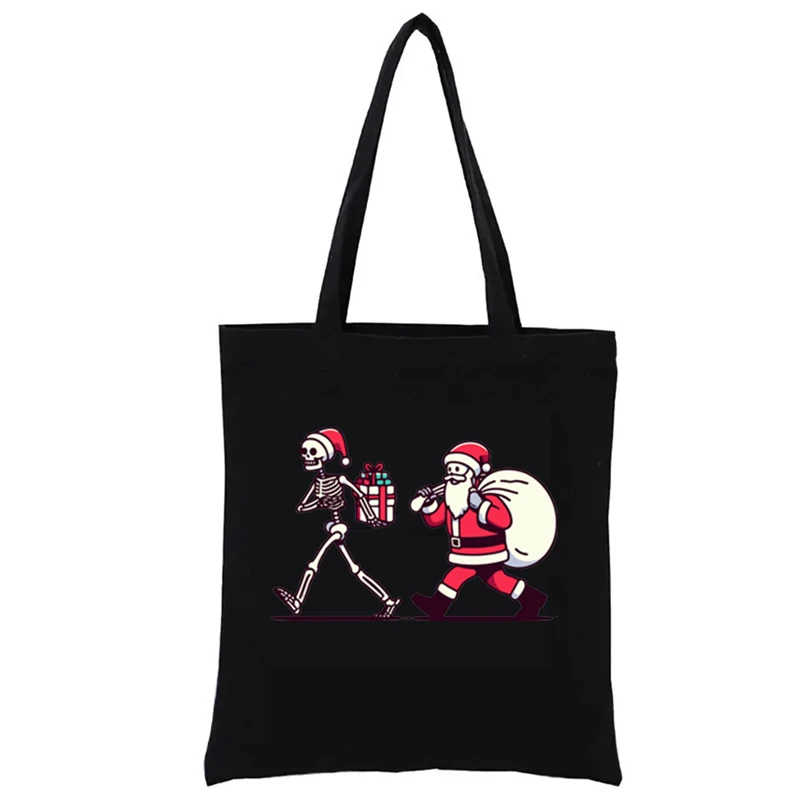 Canvas Shopping Bags Funny Christmas Graphic Funny Tote Bag Women's Handbag Handbags Casual Totes Totebag Shopper Fashion Eco
Canvas Shopping Bags Funny Christmas Graphic Funny Tote Bag Women's Handbag Handbags Casual Totes Totebag Shopper Fashion Eco