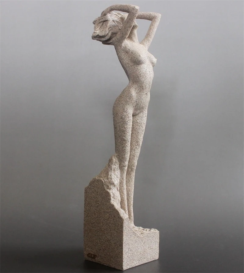 Sandstone Female Body Art Sculpture Handmade Nude Woman Model Statue Sitting Room Craft Studio Decor Bedroom Ornament Present
Sandstone Female Body Art Sculpture Handmade Nude Woman Model Statue Sitting Room Craft Studio Decor Bedroom Ornament Present