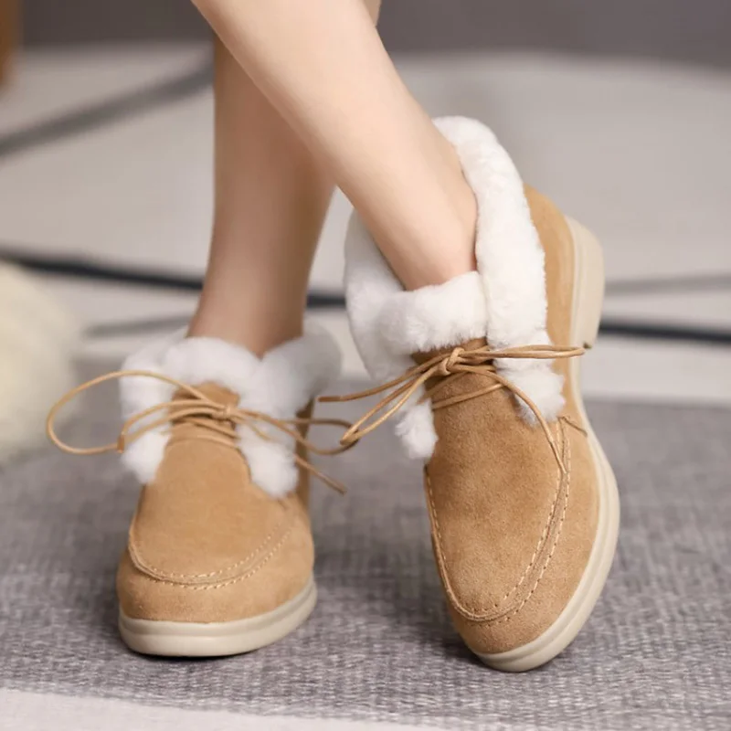 2022 New Women Boots Keep Warm Boots Ladies Lace up Shoes For Women Ankle Boots Flats Fashion Winter Ladies Shoes Botas Mujer
2022 New Women Boots Keep Warm Boots Ladies Lace up Shoes For Women Ankle Boots Flats Fashion Winter Ladies Shoes Botas Mujer