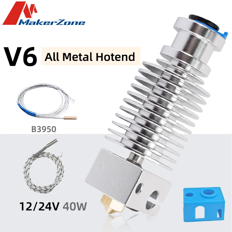 V6 Hotend Heatsink 0.4mm Nozzle Fit Dragon V6 J-Head Pursai3 MK3S Upgraded DDE Titan Direct Extrusion
V6 Hotend Heatsink 0.4mm Nozzle Fit Dragon V6 J-Head Pursai3 MK3S Upgraded DDE Titan Direct Extrusion