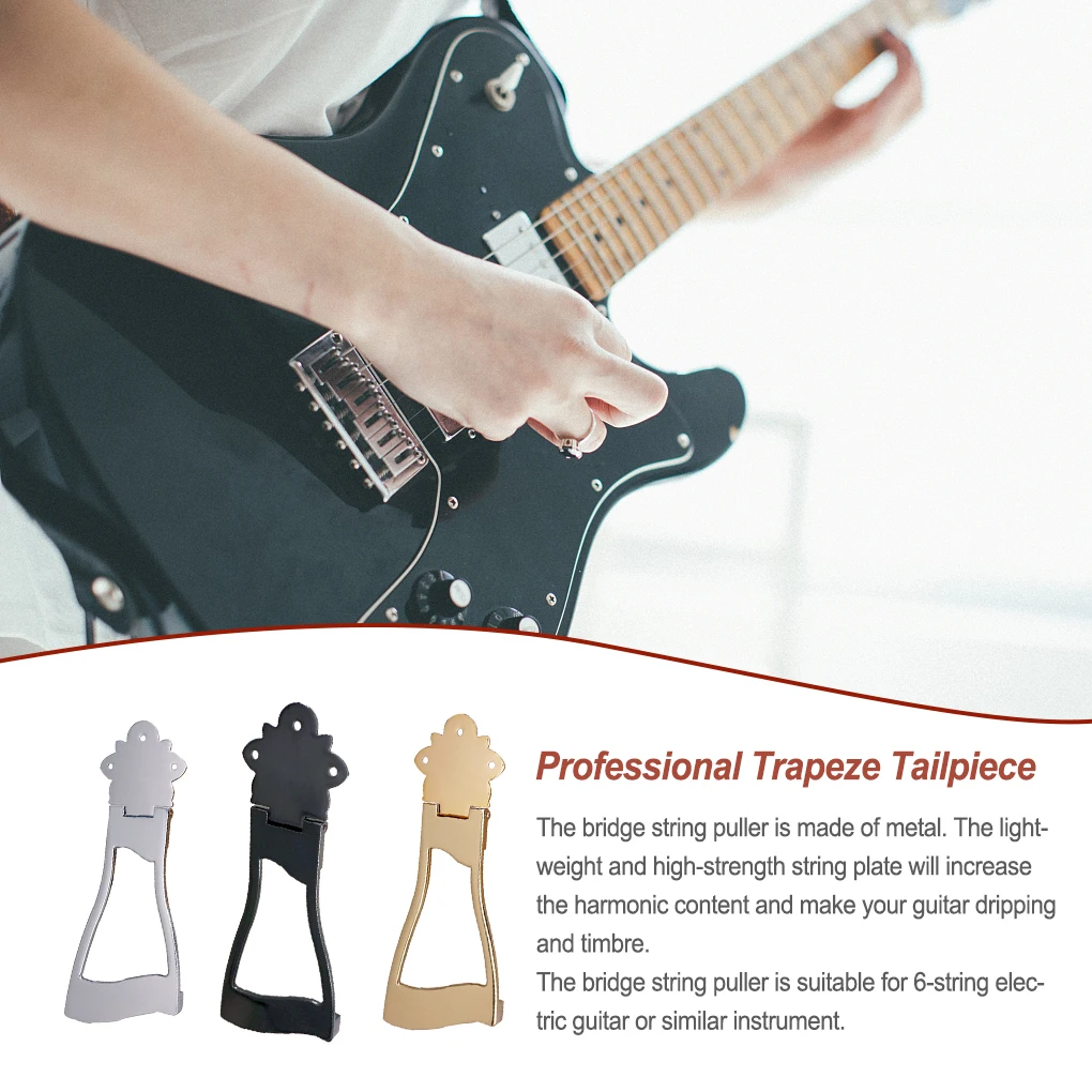 Trapeze Tailpiece Practical Bridge String Puller Wear-resistant Saddle Tailpiece High-strength Stable String Plate
Trapeze Tailpiece Practical Bridge String Puller Wear-resistant Saddle Tailpiece High-strength Stable String Plate