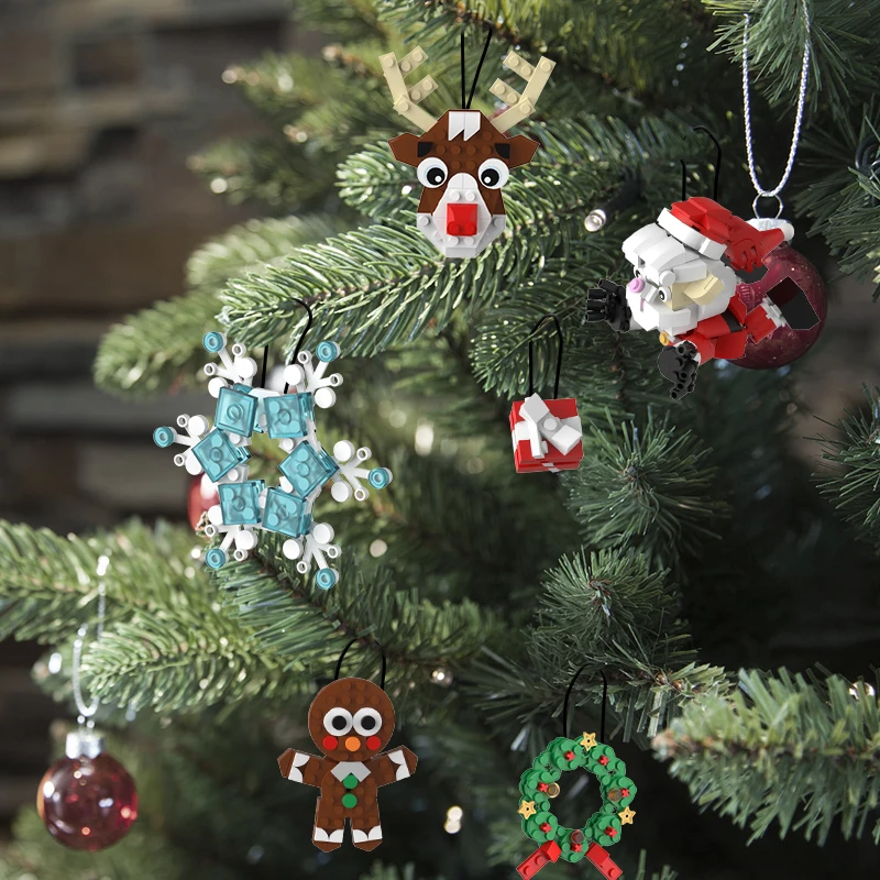 Gobricks 2022 Christmas Pendant Snowman Elk Santa Claus Xmas Tree Pendants Building Blocks Ornaments Gift Decorations for Home
Gobricks 2022 Christmas Pendant Snowman Elk Santa Claus Xmas Tree Pendants Building Blocks Ornaments Gift Decorations for Home
