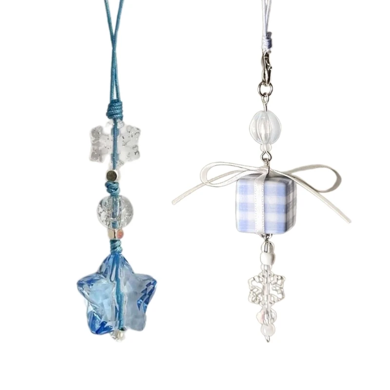 E0BF Resin Snowflake/Box Hanging Pendant Fashion Phone Strap Bag Decoration Portable Y2K Hanging Lanyard Gift for Girls Women
E0BF Resin Snowflake/Box Hanging Pendant Fashion Phone Strap Bag Decoration Portable Y2K Hanging Lanyard Gift for Girls Women