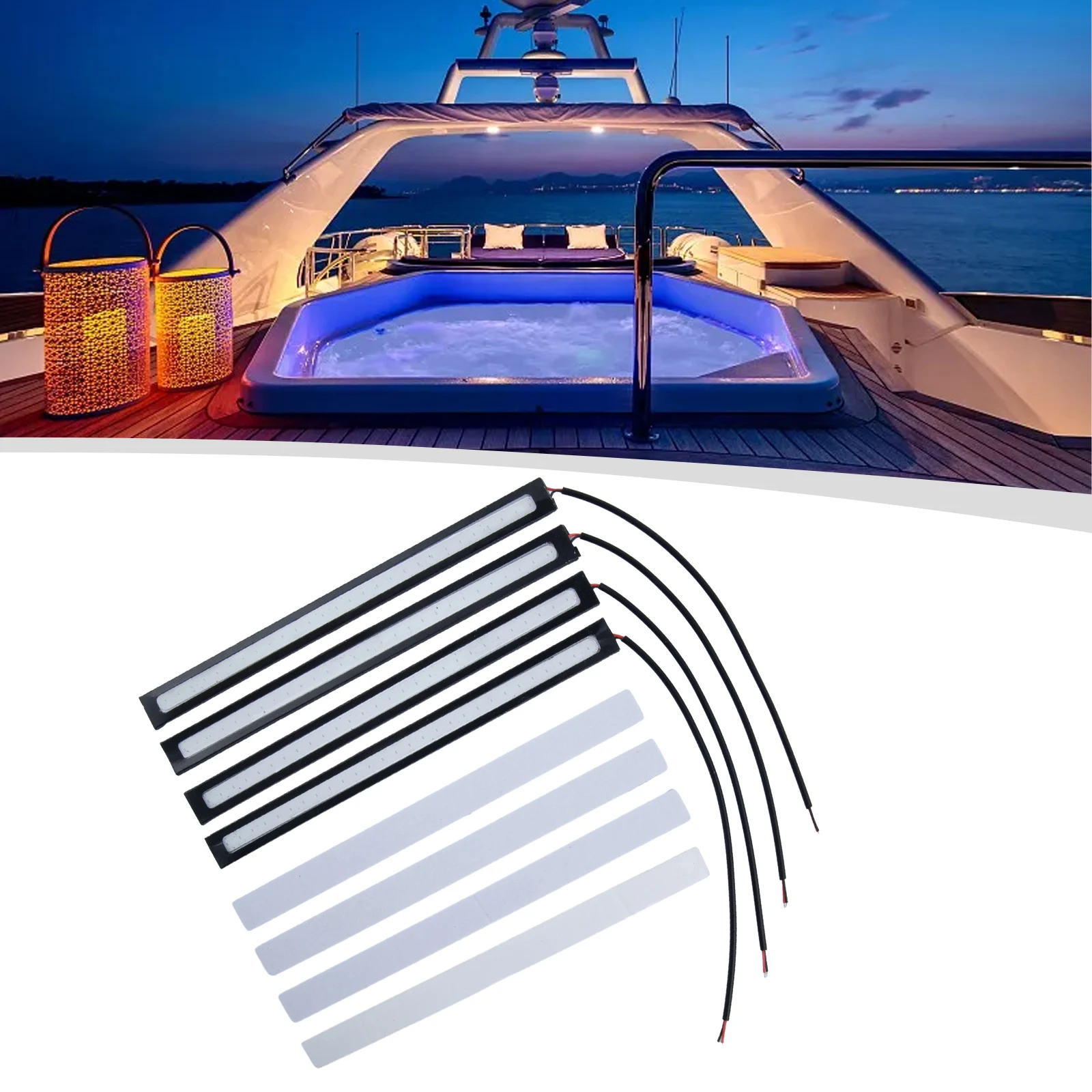 Blue LED Light Bar Boats DC 12V Large Marine Grade RVs Waterproof 12 Volt 170mm X 17mm X 5mm 4 Pcs Ships Super Bright
Blue LED Light Bar Boats DC 12V Large Marine Grade RVs Waterproof 12 Volt 170mm X 17mm X 5mm 4 Pcs Ships Super Bright