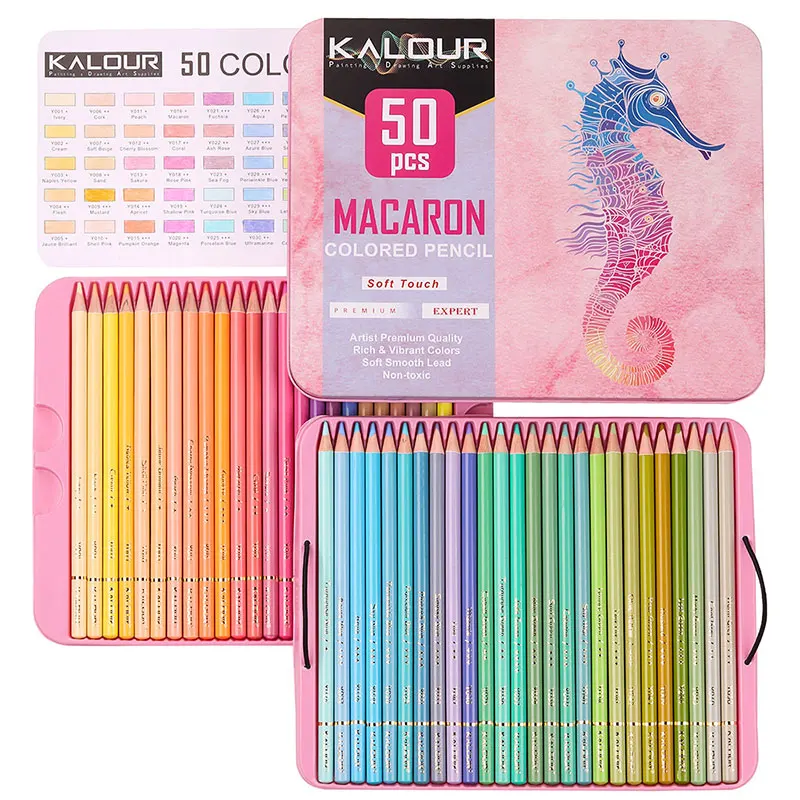 50Pcs Art Set With Box Metallic Macaron Colored Pencil Basswood Handle For Artist Drawing Sketch Graffiti Kids Stationery Gift
50Pcs Art Set With Box Metallic Macaron Colored Pencil Basswood Handle For Artist Drawing Sketch Graffiti Kids Stationery Gift