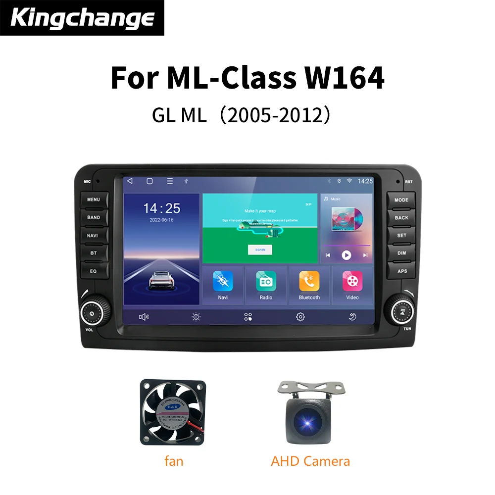 Автомагнитола Kingchange для Mercedes Benz M-Class W164 GL-Class X164 ML GL, автомагнитола CarPlay Android, GPS, 2 din, 2 din, навигатор
Автомагнитола Kingchange для Mercedes Benz M-Class W164 GL-Class X164 ML GL, автомагнитола CarPlay Android, GPS, 2 din, 2 din, навигатор