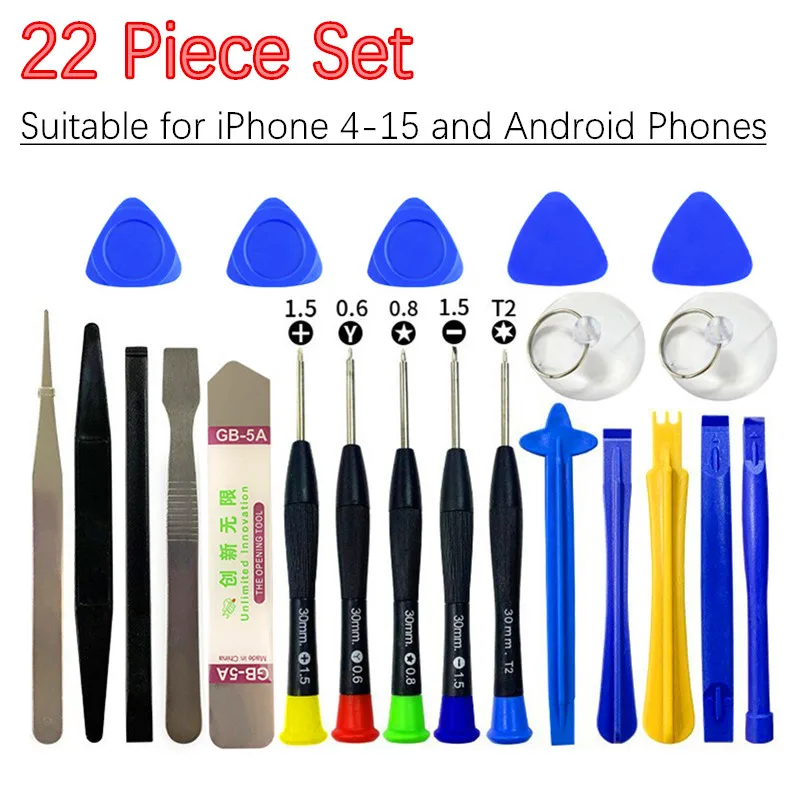 22 in 1 Mobile Phone Disassembly Repair Kit Apple Android Set Screwdriver Combination Skid Multi Function Disassembly Kit
22 in 1 Mobile Phone Disassembly Repair Kit Apple Android Set Screwdriver Combination Skid Multi Function Disassembly Kit