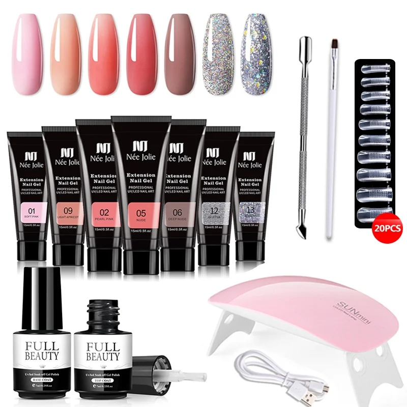 5/2PCS Acrylic gel kit Nail Art Tools Poly Extention Gel Set Clear Camouflage Color Nail Tip Form Crystal UV Gel Slice Brush
5/2PCS Acrylic gel kit Nail Art Tools Poly Extention Gel Set Clear Camouflage Color Nail Tip Form Crystal UV Gel Slice Brush