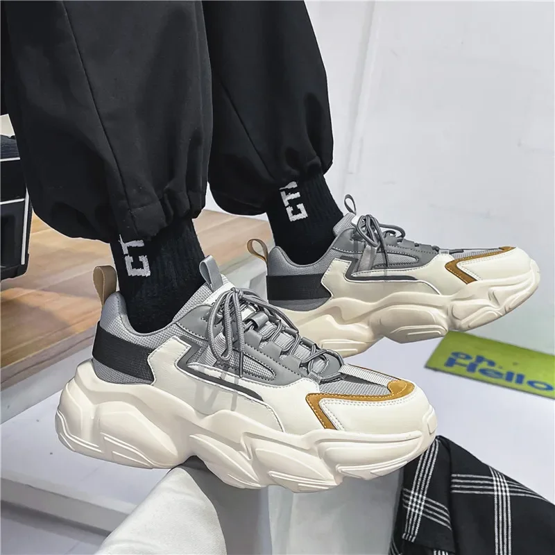Men's shoes fall and winter new men's sports and leisure running shoes thick-soled trend fashion pops shoes male
Men's shoes fall and winter new men's sports and leisure running shoes thick-soled trend fashion pops shoes male