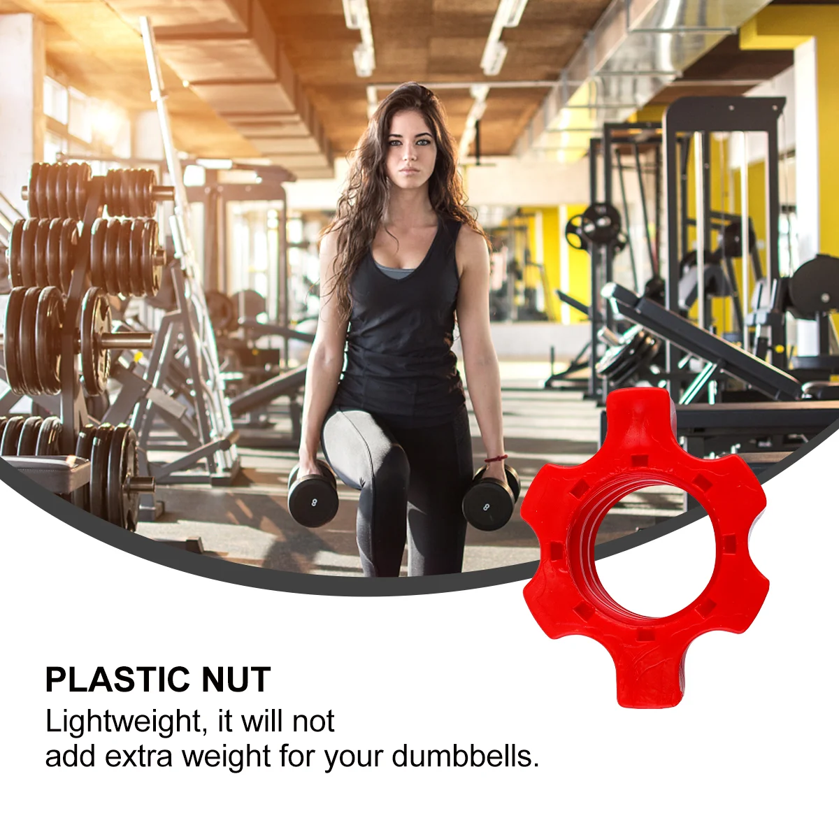 Professional Dumbbell Bar Nut Dumbbell Rod Nut Plastic Spinlock Collars Fixing Screws Clamp Fitness Equipment Accessories
Professional Dumbbell Bar Nut Dumbbell Rod Nut Plastic Spinlock Collars Fixing Screws Clamp Fitness Equipment Accessories