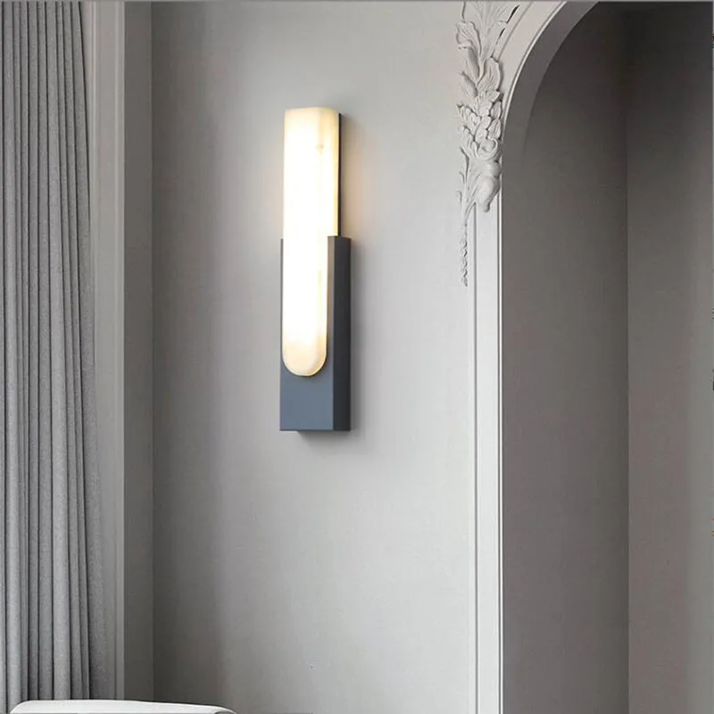 Luxury 12W LED Wall Lamp Luxury Modern balck Marble Wall Light Bedroom Living Room Sofa background Corridor Aisle Wall Lighting
Luxury 12W LED Wall Lamp Luxury Modern balck Marble Wall Light Bedroom Living Room Sofa background Corridor Aisle Wall Lighting