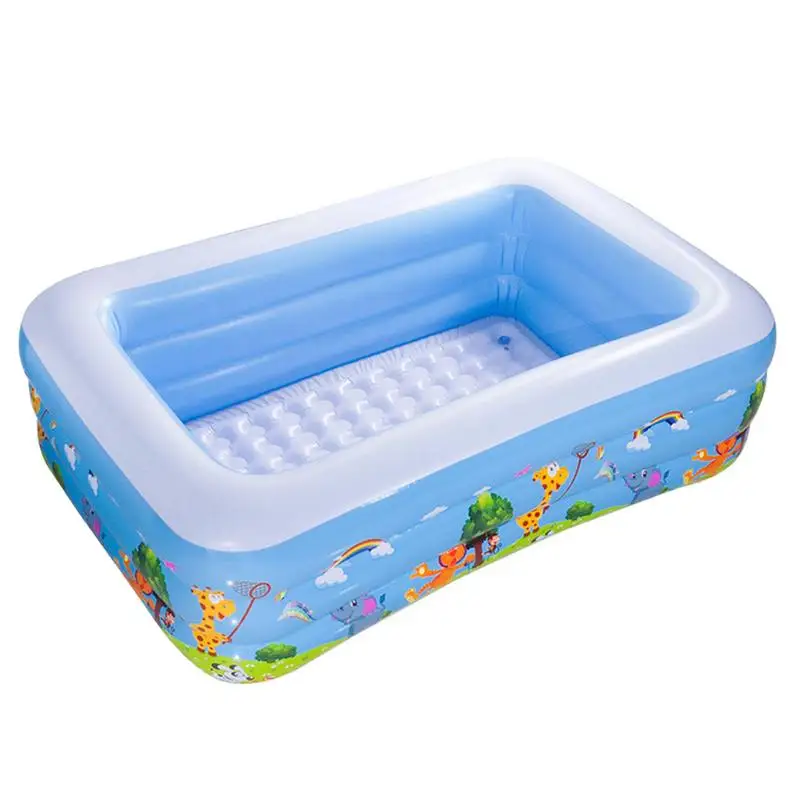 

Family Inflatable Pool Foldable Outdoor Inflatable Pool For Kids Space-Saving Swimming Pool For Family Thickened Inflatable Pool