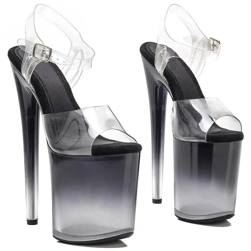 LAIJIANJINXIA New 20CM/8inches PVC Upper Fashion Sexy Exotic High Heel Platform Party Women Sandals Pole Dance Shoes 097
LAIJIANJINXIA New 20CM/8inches PVC Upper Fashion Sexy Exotic High Heel Platform Party Women Sandals Pole Dance Shoes 097