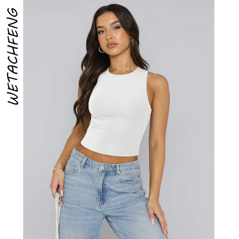 Sleeveless Sexy White Skims Tshirts Fashion Streetwear Women Y2K Crop Tops O Neck Skinny Base Skims Tank Tops Ladies T Shirts
Sleeveless Sexy White Skims Tshirts Fashion Streetwear Women Y2K Crop Tops O Neck Skinny Base Skims Tank Tops Ladies T Shirts