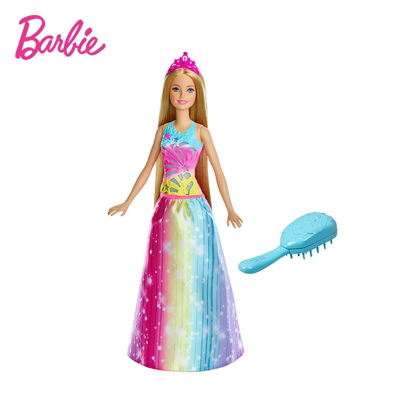Barbie Original Fashion Doll Kawaii Rainbow Rapunzel Wear Skirt Princess Dolls Interactive Toy Kids Birthday Toys Gifts Frb12
Barbie Original Fashion Doll Kawaii Rainbow Rapunzel Wear Skirt Princess Dolls Interactive Toy Kids Birthday Toys Gifts Frb12