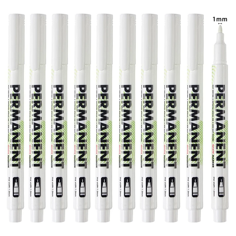 White Marker Pen, Graffiti Pens, Waterproof, Permanent Tire Painting, Notebook Tyre Tread, Oily Environmental Pen, 12Pcs Box
White Marker Pen, Graffiti Pens, Waterproof, Permanent Tire Painting, Notebook Tyre Tread, Oily Environmental Pen, 12Pcs Box