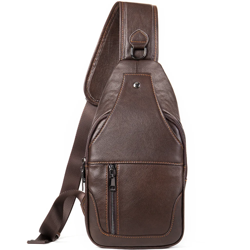 Man's Chest Bags Genuine Leather Crossbody Messenger/Sling Pack Shoulder Fashion Travel Daily
Man's Chest Bags Genuine Leather Crossbody Messenger/Sling Pack Shoulder Fashion Travel Daily