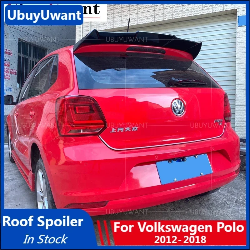 

Высококачественный спойлер из АБС-пластика UBUYUWANT нового дизайна для Volkswagen VW Polo от 2012 до 2018, спойлер на заднее окно, спойлер на крышу, цвет «сделай сам»