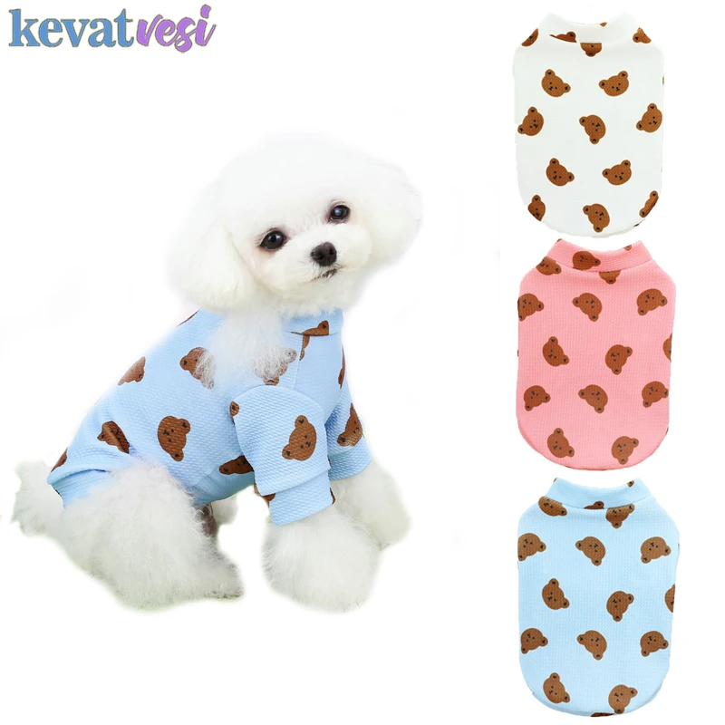 Breathable Dog Clothes Cartoon Bear Cute Dog T-Shirt Spring Autumn Dog Outfits for Medium Large Small Dogs Yorkshire Teddy
Breathable Dog Clothes Cartoon Bear Cute Dog T-Shirt Spring Autumn Dog Outfits for Medium Large Small Dogs Yorkshire Teddy