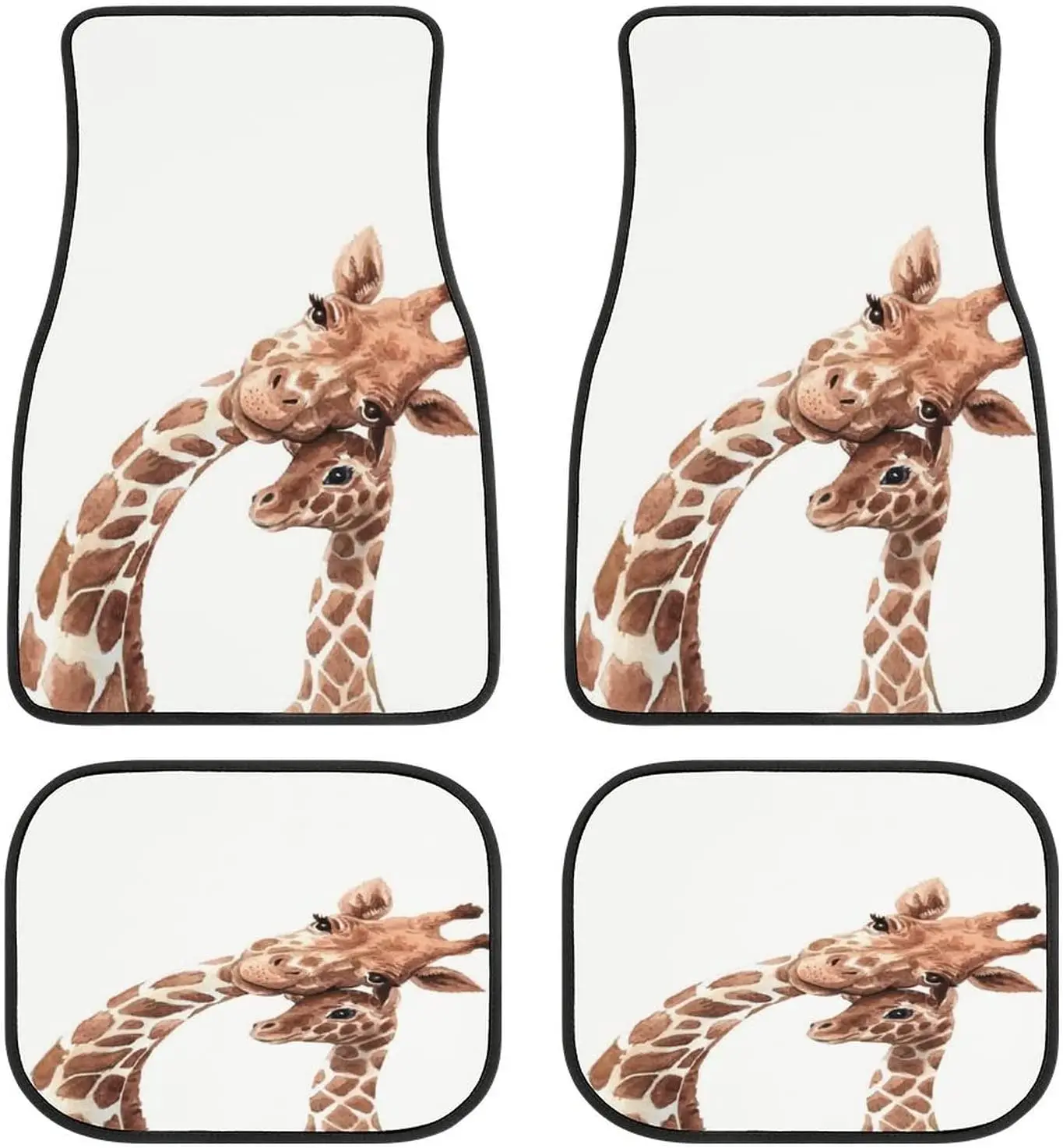 Warm Giraffe Animal Car Mats FrontRear 4-Piece Full Set Carpet Car SUV Truck Floor Mats with Non Slip Back
Warm Giraffe Animal Car Mats FrontRear 4-Piece Full Set Carpet Car SUV Truck Floor Mats with Non Slip Back