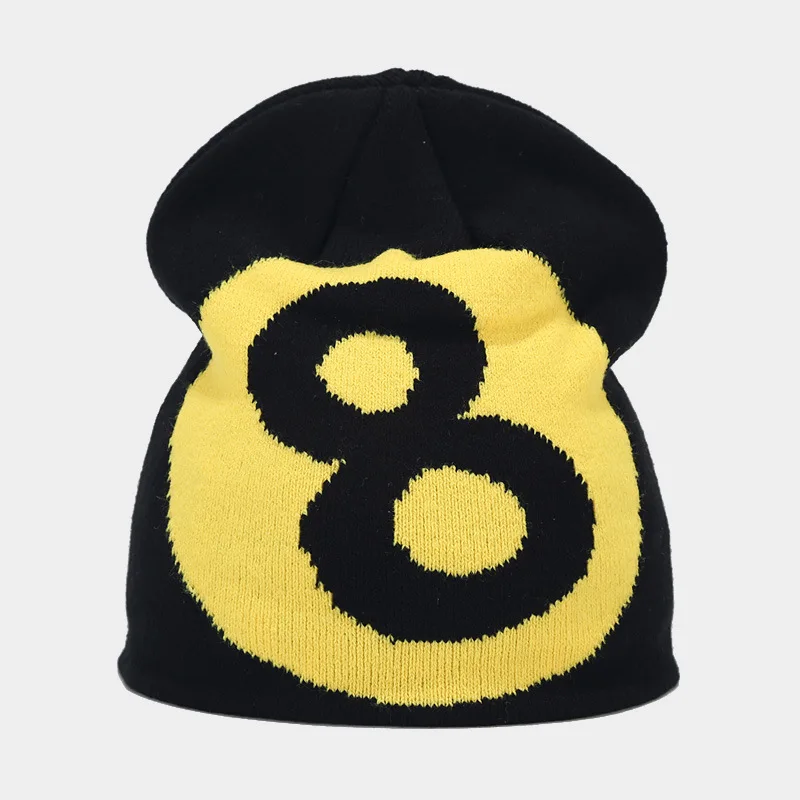 Classic 8 Knitted Hat Unisex Adult Daily Warm Autumn Winter Beanie Hat Woman Man Sports Hip Hop Skullies Cap Girl Boy Gorros
Classic 8 Knitted Hat Unisex Adult Daily Warm Autumn Winter Beanie Hat Woman Man Sports Hip Hop Skullies Cap Girl Boy Gorros