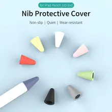 

8Pcs/Set Nib Protective Cover Non-slip Low Noise Universal Silicone Pencil Tip Protective Cap for iPad Pencil 1st/2nd Generation