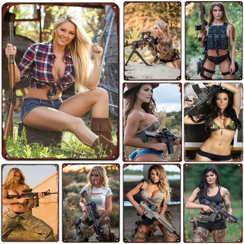 Pinup милитари девушки с пистолетом металлические жестяные знаки винтажные постеры для игровой комнаты гараж бар человек пещера кафе клубы домашний декор для стен подарок
Pinup милитари девушки с пистолетом металлические жестяные знаки винтажные постеры для игровой комнаты гараж бар человек пещера кафе клубы домашний декор для стен подарок