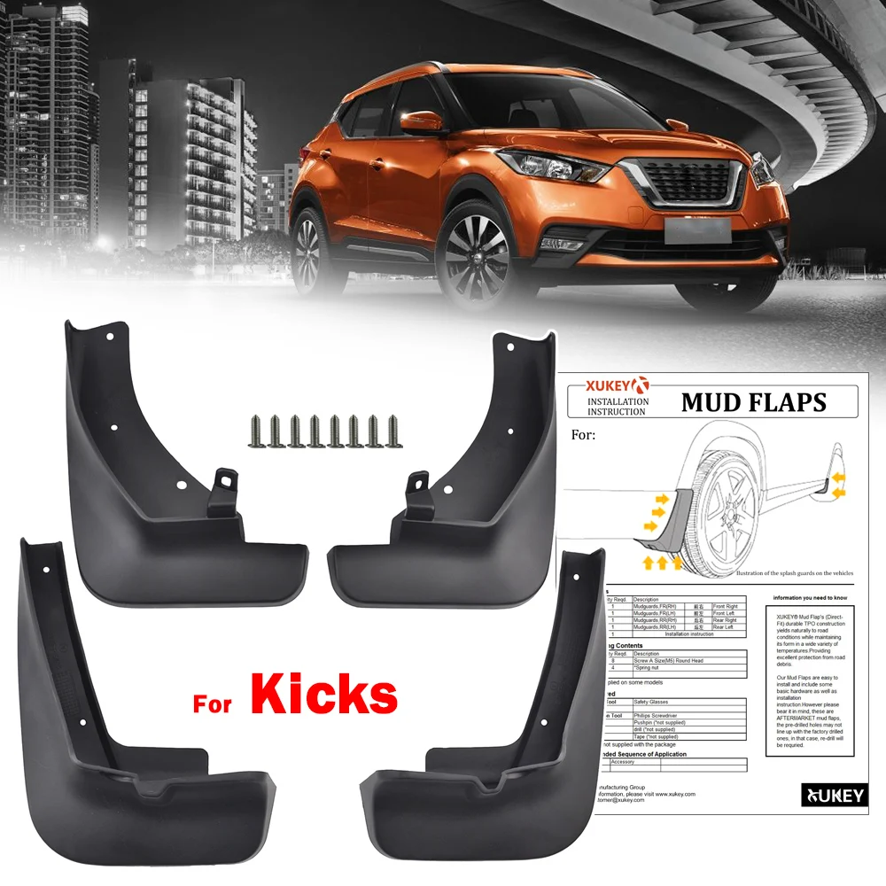 4х Брызговики для Nissan Kicks P15 2016 2017-2023, Автомобильные Брызговики, брызговики, передние и задние брызговики 2018 2019 2020 2021 2022
4х Брызговики для Nissan Kicks P15 2016 2017-2023, Автомобильные Брызговики, брызговики, передние и задние брызговики 2018 2019 2020 2021 2022